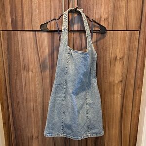 Denim Halter Dress from Zara